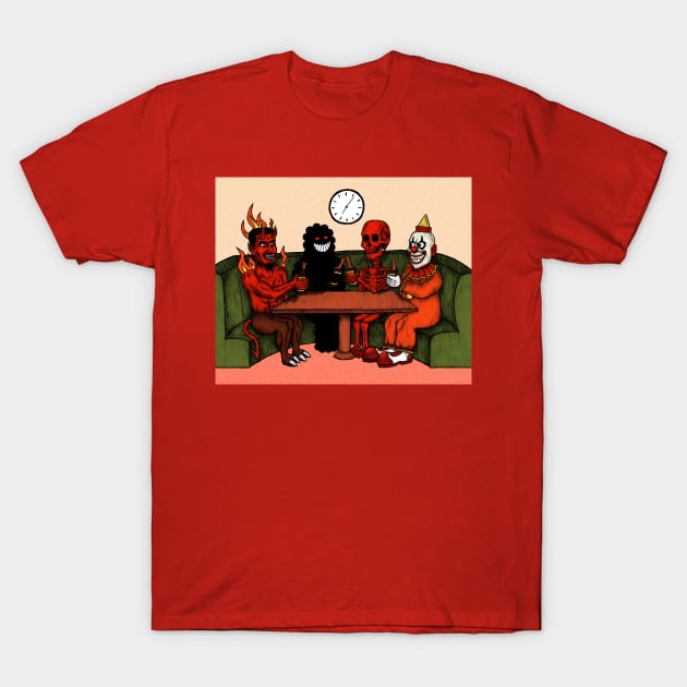 DRINKING BUDDIES 2 T-Shirt by OLIVER HASSELL